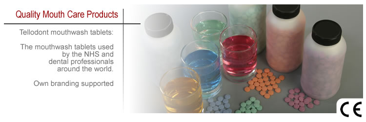 mouthwash tablets manufactured to CE standards